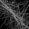 Dynamic chaotic lines abstract black and white texture / pattern