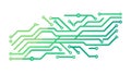Dynamic Circuit Board Pattern, Digital Technology Path, vector design Generative AI Royalty Free Stock Photo