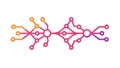 Dynamic Circuit Lines Vector Icon for Digital Pathways, vector design Generative AI Royalty Free Stock Photo
