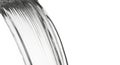 Dynamic Clear Water Stream on White Background Royalty Free Stock Photo