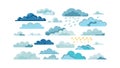 Dynamic Cloud Scenery, Abstract Weather Pattern vector design Generative AI Royalty Free Stock Photo