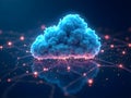 Dynamic Cloud Storage Data Network Connection Royalty Free Stock Photo