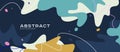 Dynamic color composition of abstract shapes
