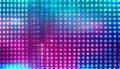 Dynamic Color Harmony A Vibrant Array of Illuminated Dots in Translating BluePink Patterns Royalty Free Stock Photo