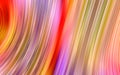 Dynamic color series. Artistic abstraction with colorful wavy lines. Creative multi colored wave line pattern.