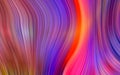 Dynamic color series. Artistic abstraction with colorful wavy lines. Creative multi colored wave line pattern.