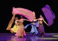 Dynamic colored silk-Turkey belly dance-the Austria's world Dance