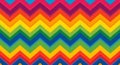 Vibrant Rainbow Chevron Pattern Background Royalty Free Stock Photo