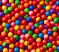 Dynamic Colorful Candies Background Bright Gumball Assortment Texture Royalty Free Stock Photo