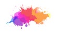 Dynamic Colorful Paint Splatters, Artistic Splash Background, vector design Generative AI Royalty Free Stock Photo