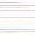 Dynamic colorful parallel lines. Random, scattered straight lines. Horizontal stripes geometric pattern, texture Royalty Free Stock Photo