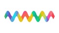 Dynamic Colorful Sound Wave, Abstract Audio Pattern Design, vector design Generative AI Royalty Free Stock Photo