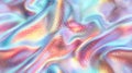 Dynamic Colorful Waves on Shimmering Holographic Surface