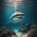 Shark\'s Reverie: Navigating the Ocean\'s Mysteries in Artistry