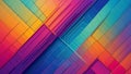Abstract Geometric Rainbow Background with Vibrant Colors and Detailed Texture Royalty Free Stock Photo