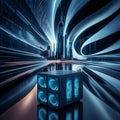 Dynamic cyber big data flow: blockchain networks intersecting with ai technology and digital communication. h