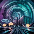 Dynamic cyber big data flow: blockchain networks intersecting with ai technology and digital communication. h
