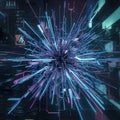 Dynamic cyber big data flow: blockchain networks intersecting with ai technology and digital communication. h