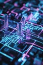 A dynamic 3D city map highlighting energy grids and geospatial links.