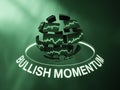 Bullish Momentum Global Market Trend Royalty Free Stock Photo