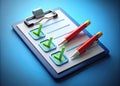Boost Business Productivity with a 3D Task Checklist Visualization A Modern Design for Goal Achievement