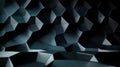 Dynamic Dark Hexagon Structure Abstract Minimalistic Background with Geometric Surface Patterns Royalty Free Stock Photo