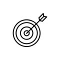 Dynamic Dartboard Icon for Sports