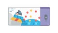 Dynamic Data Display: Complex System Visuals Analytics, vector design Generative AI Royalty Free Stock Photo