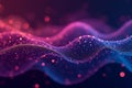 Dynamic Data Flow Visualization Abstract Colorful Wave Patterns Illustrate Complex Data Networks Royalty Free Stock Photo