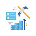 Dynamic Data Mining Symbol Illustration
