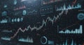 Dynamic Data Trends Visualizing Growth and Analysis Royalty Free Stock Photo