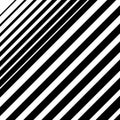 Dynamic diagonal lines pattern. Parallel straight lines with irregular width. Gradation, halftone background