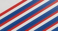 Dynamic Diagonal Red White and Blue Thick Stripes Geometric Pattern Abstract Background Texture created with AI Royalty Free Stock Photo
