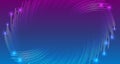 Dynamic digital design with motion effect, data flows and modern technological style. Ideal for banner and presentation. Abstract
