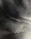 Dynamic digital dot matrix pattern creating an undulating abstract surface Royalty Free Stock Photo