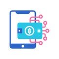 Dynamic Digital Wallet Icon for E-Commerce Use