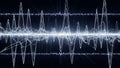 Dynamic Digital Waveform Abstract Royalty Free Stock Photo