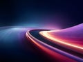 Dynamic Light Trails Abstract Speed and Motion Royalty Free Stock Photo