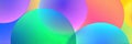 Colorful Abstract Composition With Vibrant Circles and Soft Gradients Showcasing Modern Design Aesthetics in Artistic Royalty Free Stock Photo