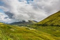 Dynamic and dramatic storm clouds over Scottish Highlands Royalty Free Stock Photo
