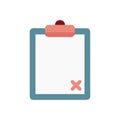 Dynamic Empty Clipboard Icon for Notes Royalty Free Stock Photo