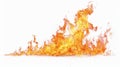 Dynamic Fiery Flames Generative AI