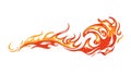 Dynamic Fire Flame Border. Energy, Heat, and Passionate Design, vector design Generative AI Royalty Free Stock Photo