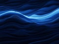 Dynamic flowing blue gradient waves abstract modern background design Royalty Free Stock Photo