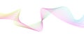 Dynamic flowing wave lines design element. Futuristi ccolorful sound wave pattern