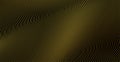 dynamic flowing wave lines, smooth curve gold gradient pattern Royalty Free Stock Photo