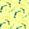 Dynamic footprints pattern background