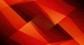Geometric red and orange abstract background with sharp triangular shapes Royalty Free Stock Photo