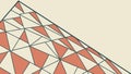 Dynamic Geometric Pattern, Intersecting Triangle Art, vector design Generative AI Royalty Free Stock Photo
