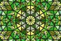 Dynamic geometrical abstract round mosaic pattern background design